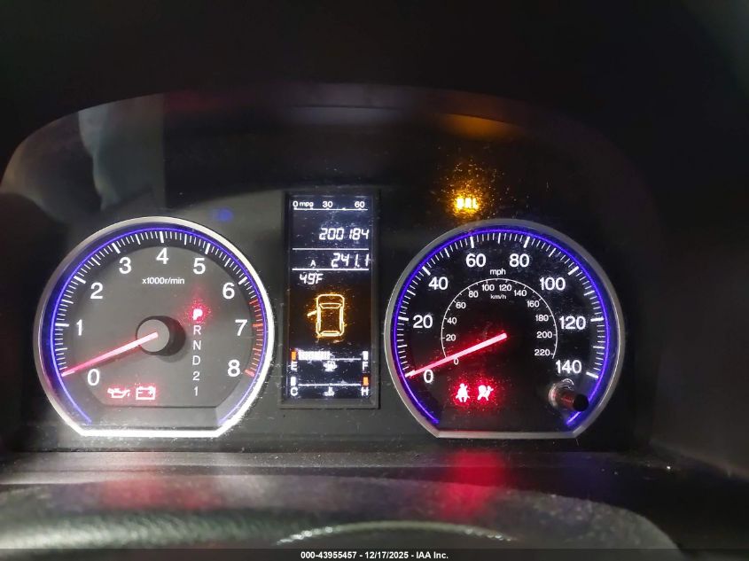 2009 Honda Cr-V Ex-L VIN: 5J6RE48739L013736 Lot: 43955457