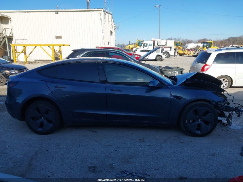 2022 Tesla Model 3 Long Range Dual Motor All-Wheel Drive VIN: 5YJ3E1EB6NF333780 Lot: 43955462