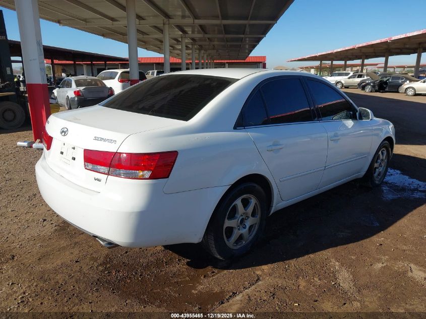 2006 Hyundai Sonata Gls V6/Lx V6 VIN: 5NPEU46F06H141126 Lot: 43955465