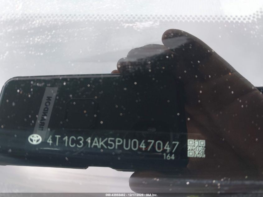 2023 Toyota Camry Le Hybrid VIN: 4T1C31AK5PU047047 Lot: 43955482