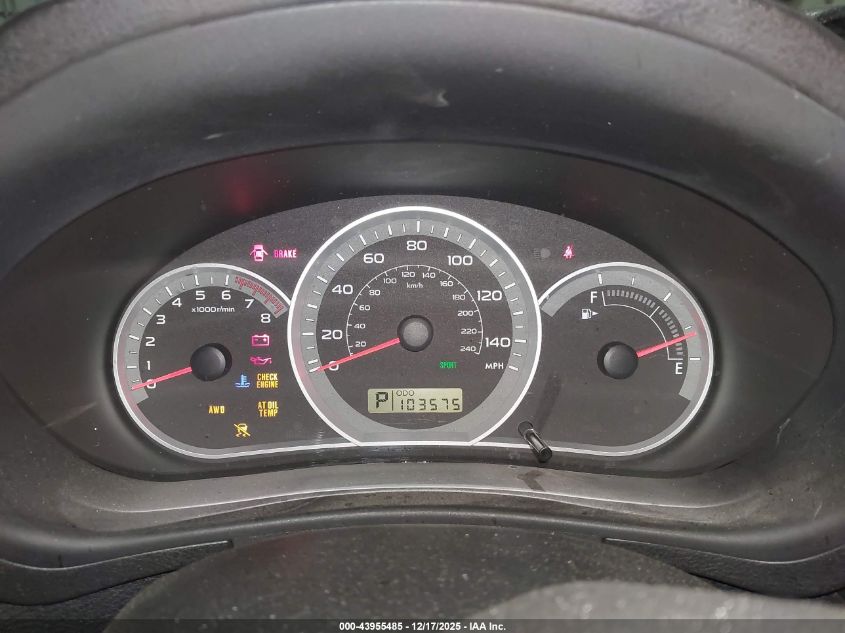 2011 Subaru Impreza 2.5I VIN: JF1GH6A68BH812119 Lot: 43955485