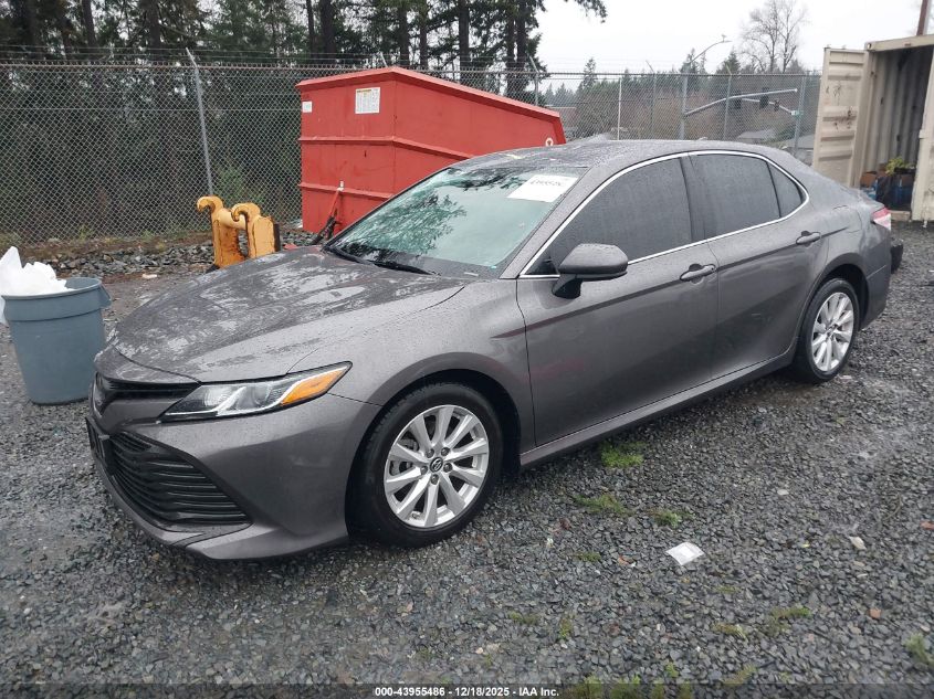 2019 Toyota Camry Le VIN: 4T1B11HK6KU237780 Lot: 43955486