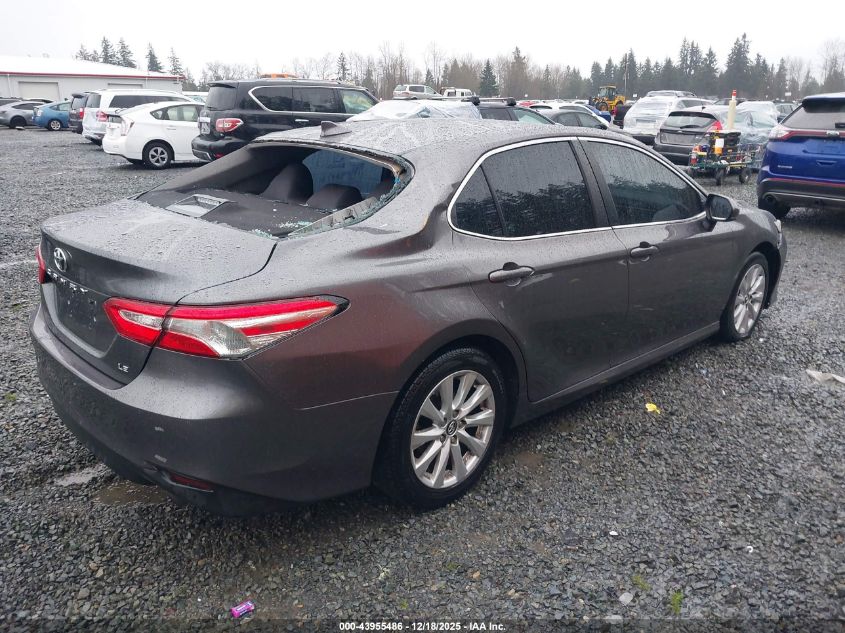 2019 Toyota Camry Le VIN: 4T1B11HK6KU237780 Lot: 43955486