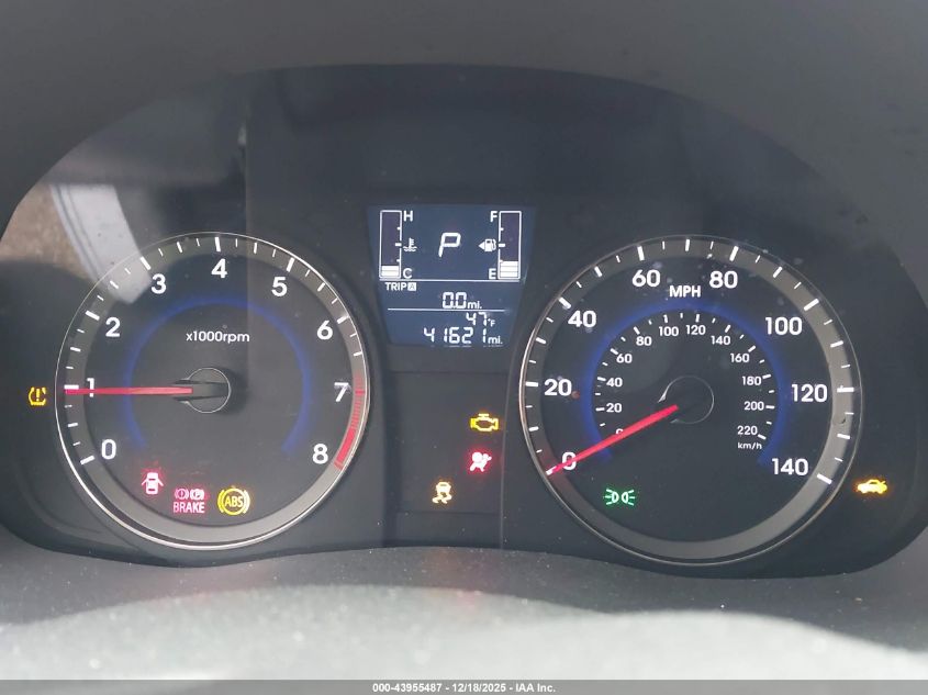 2017 Hyundai Accent Se VIN: KMHCT4AE3HU269695 Lot: 43955487