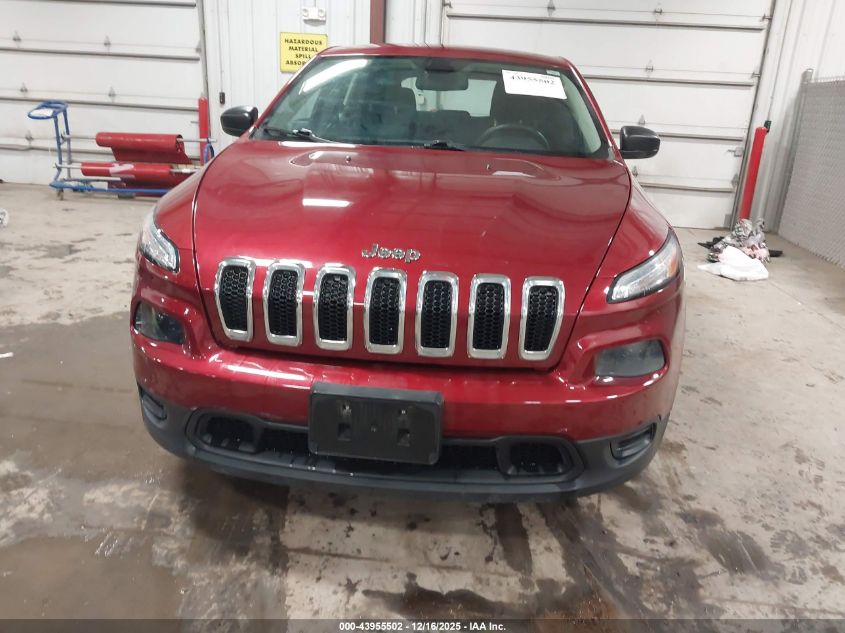 2014 Jeep Cherokee Sport VIN: 1C4PJLAB2EW167221 Lot: 43955502