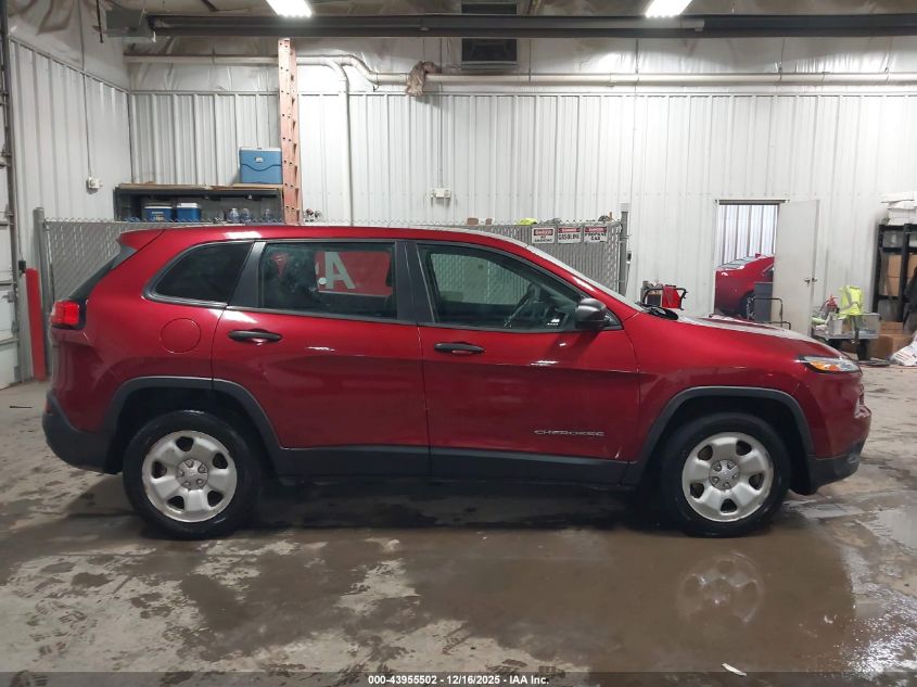 2014 Jeep Cherokee Sport VIN: 1C4PJLAB2EW167221 Lot: 43955502