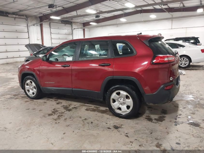 2014 Jeep Cherokee Sport VIN: 1C4PJLAB2EW167221 Lot: 43955502