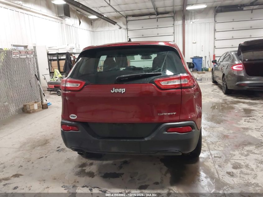 2014 Jeep Cherokee Sport VIN: 1C4PJLAB2EW167221 Lot: 43955502