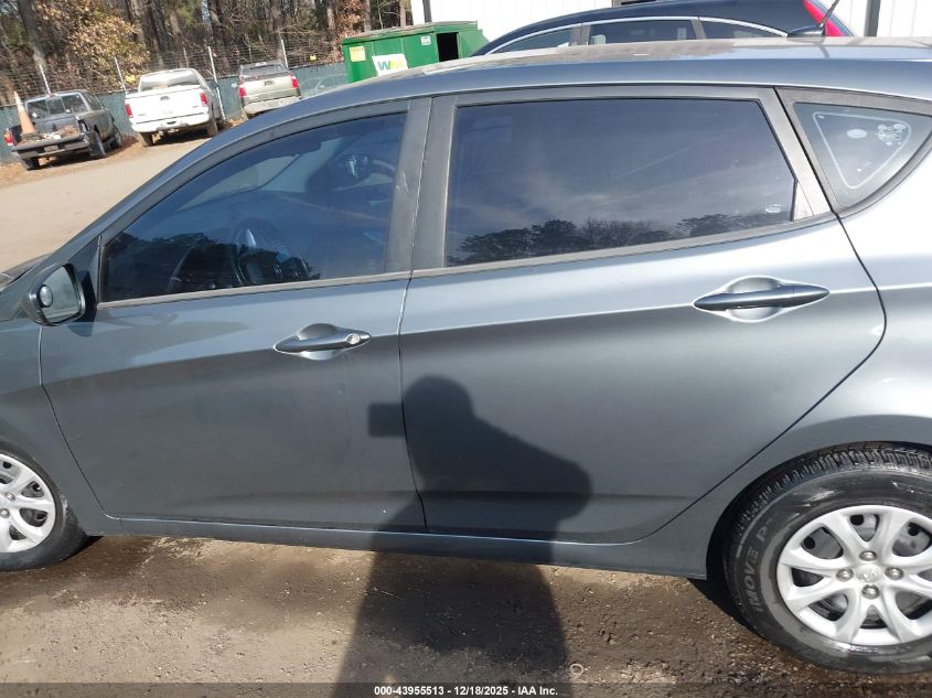 2012 Hyundai Accent Gs VIN: KMHCT5AEXCU022981 Lot: 43955513