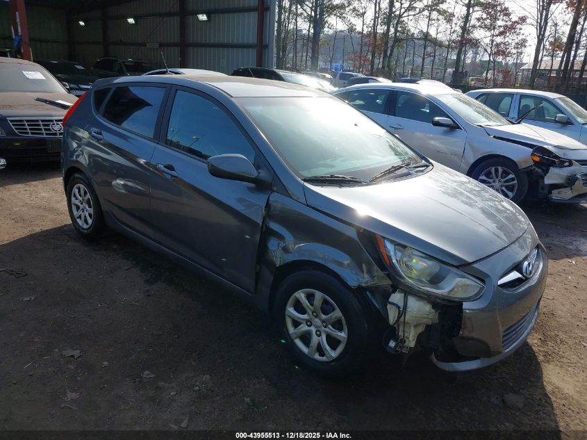2012 Hyundai Accent Gs VIN: KMHCT5AEXCU022981 Lot: 43955513