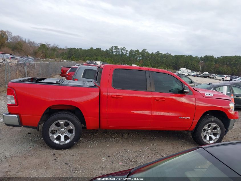 2021 Ram 1500 Big Horn 4X4 5'7 Box VIN: 1C6SRFFTXMN538529 Lot: 43955520