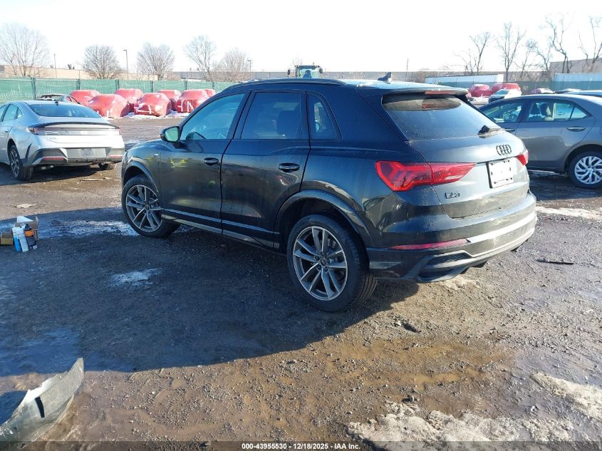 2024 Audi Q3 Premium 45 Tfsi S Line Quattro Tiptronic VIN: WA1DECF39R1135355 Lot: 43955530