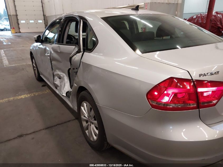 2015 Volkswagen Passat 1.8T Wolfsburg Edition VIN: 1VWAS7A32FC012459 Lot: 43955533