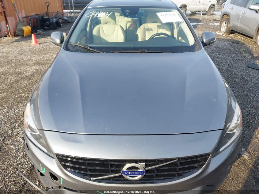 2017 Volvo S60 T5 Dynamic VIN: YV126MFL2H2420434 Lot: 43955545