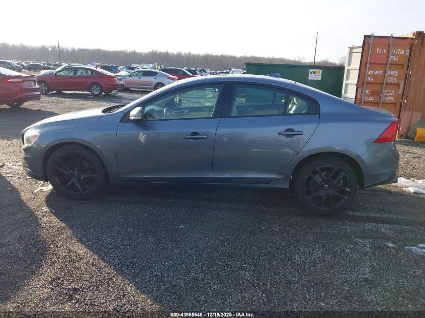 2017 Volvo S60 T5 Dynamic VIN: YV126MFL2H2420434 Lot: 43955545