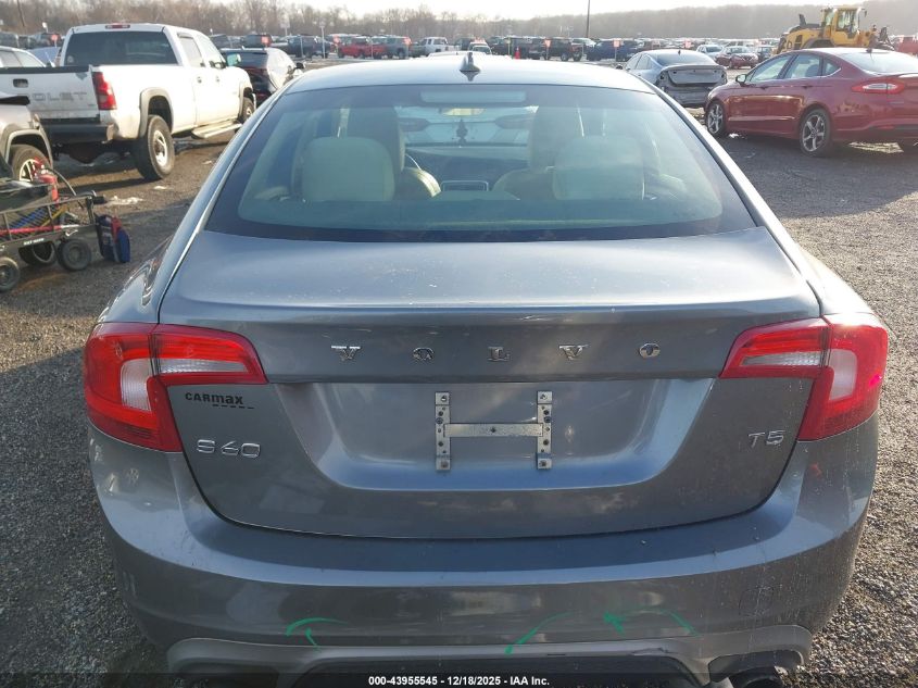 2017 Volvo S60 T5 Dynamic VIN: YV126MFL2H2420434 Lot: 43955545