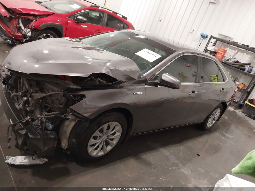 2016 Toyota Camry Hybrid Le VIN: 4T1BD1FK7GU184864 Lot: 43955551