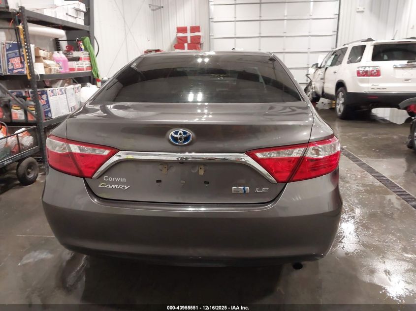 2016 Toyota Camry Hybrid Le VIN: 4T1BD1FK7GU184864 Lot: 43955551