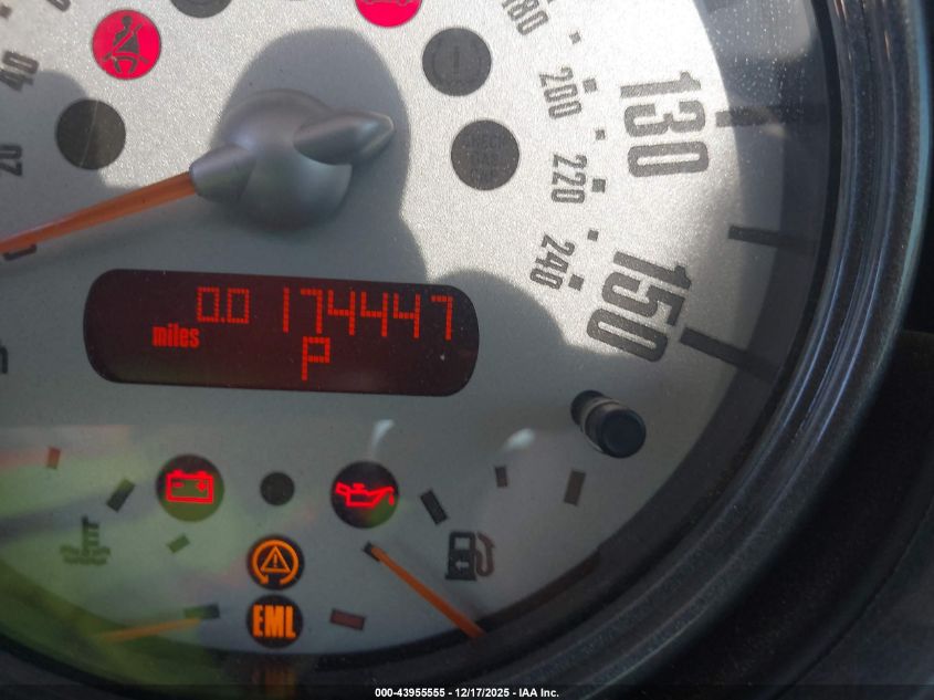 2004 Mini Cooper VIN: WMWRC33404TJ58807 Lot: 43955555