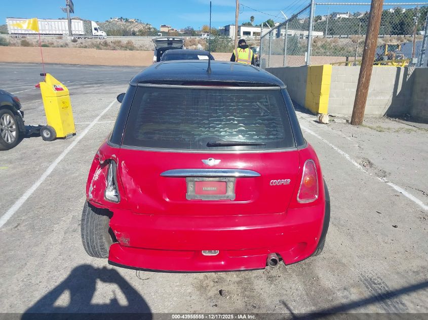 2004 Mini Cooper VIN: WMWRC33404TJ58807 Lot: 43955555