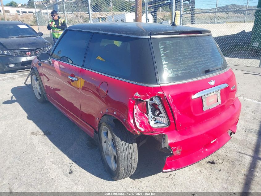 2004 Mini Cooper VIN: WMWRC33404TJ58807 Lot: 43955555