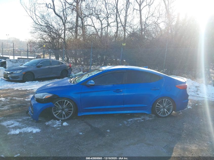 2017 Hyundai Elantra Sport VIN: KMHD04LB0HU347382 Lot: 43955565