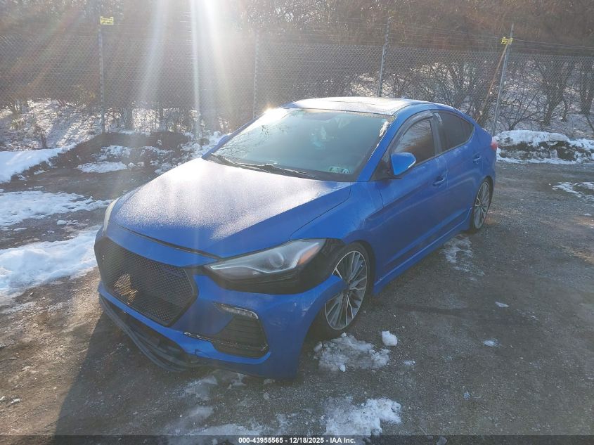 2017 Hyundai Elantra Sport VIN: KMHD04LB0HU347382 Lot: 43955565