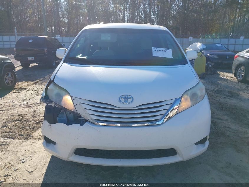 2016 Toyota Sienna Le 8 Passenger VIN: 5TDKK3DC7GS694279 Lot: 43955577