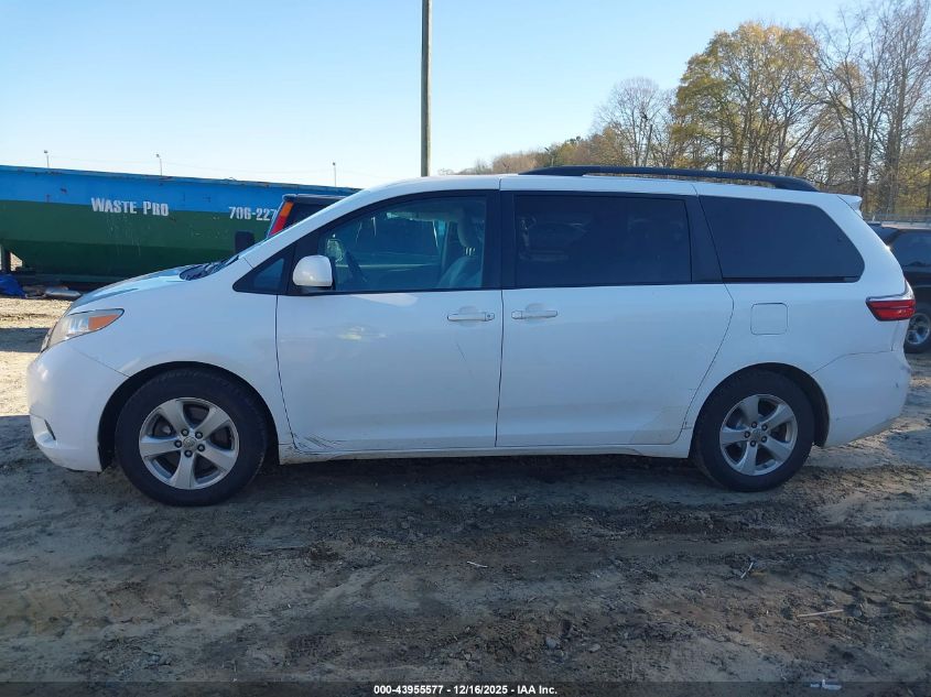 2016 Toyota Sienna Le 8 Passenger VIN: 5TDKK3DC7GS694279 Lot: 43955577