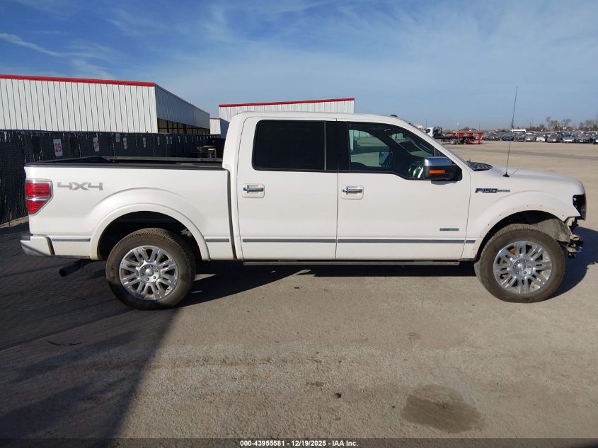 2013 Ford F-150 Platinum VIN: 1FTFW1ET8DFA52996 Lot: 43955581