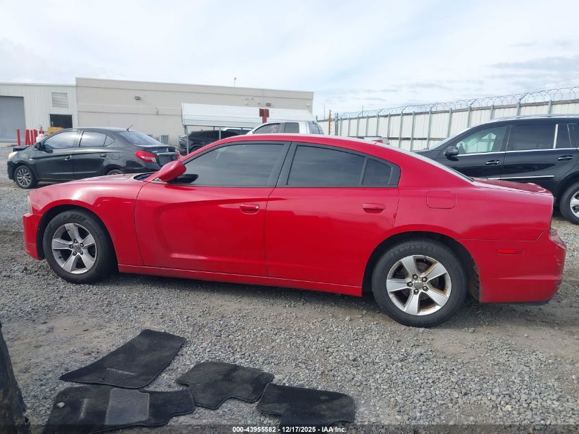 2012 Dodge Charger Sxt VIN: 2C3CDXHGXCH282213 Lot: 43955582