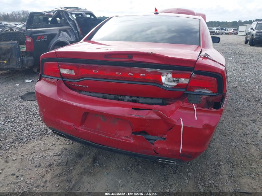 2012 Dodge Charger Sxt VIN: 2C3CDXHGXCH282213 Lot: 43955582