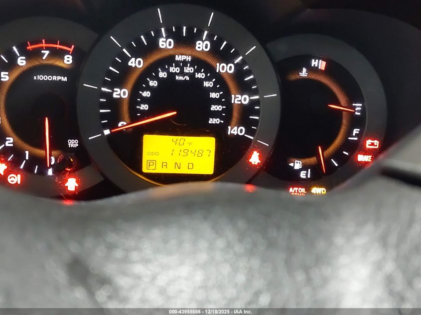 2011 Toyota Rav4 VIN: 2T3BF4DV2BW121101 Lot: 43955586