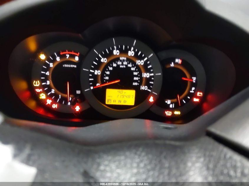 2011 Toyota Rav4 VIN: 2T3BF4DV2BW121101 Lot: 43955586