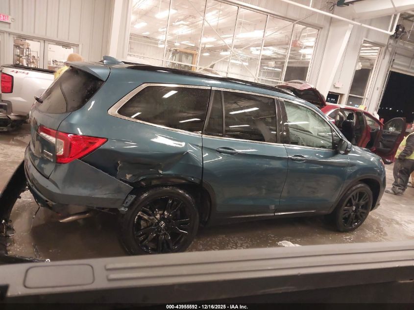 2021 Honda Pilot 2Wd Special Edition VIN: 5FNYF5H28MB007659 Lot: 43955592