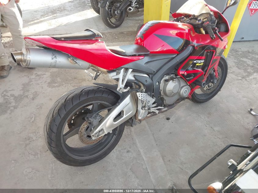 2005 Honda Cbr600 Rr VIN: JH2PC37115M201998 Lot: 43955596