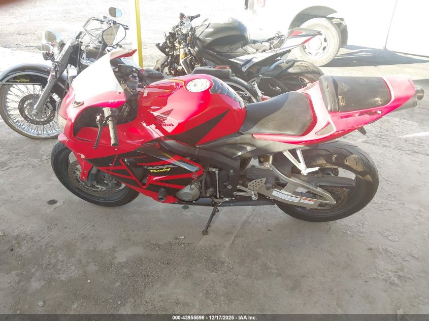 2005 Honda Cbr600 Rr VIN: JH2PC37115M201998 Lot: 43955596