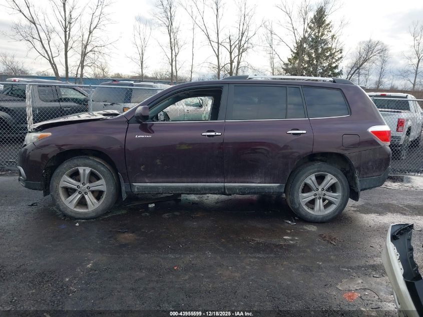 2013 Toyota Highlander Limited V6 VIN: 5TDDK3EH4DS248430 Lot: 43955599