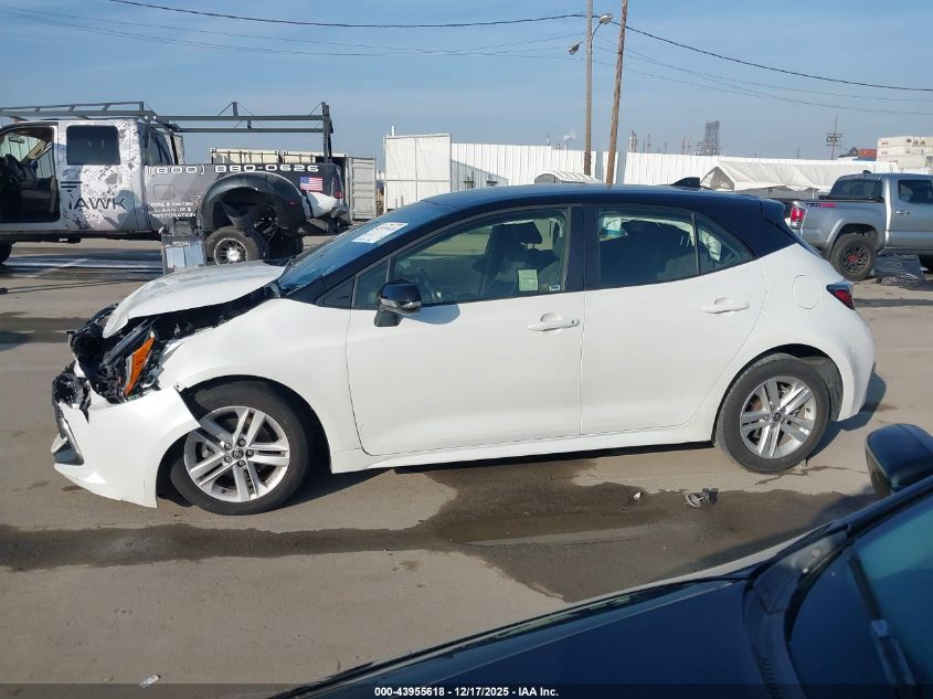 2021 Toyota Corolla Se VIN: JTND4MBE4M3130563 Lot: 43955618