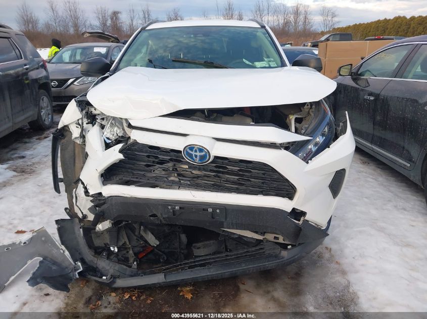 2022 Toyota Rav4 Hybrid Le VIN: JTMLWRFV9ND159487 Lot: 43955621