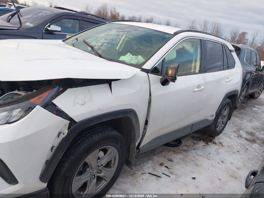 2022 Toyota Rav4 Hybrid Le VIN: JTMLWRFV9ND159487 Lot: 43955621
