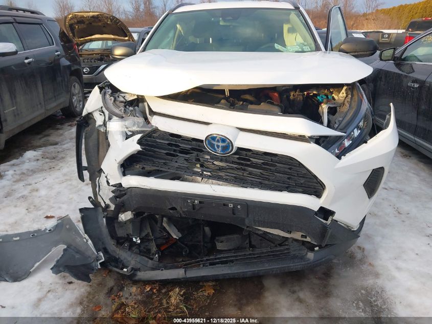 2022 Toyota Rav4 Hybrid Le VIN: JTMLWRFV9ND159487 Lot: 43955621