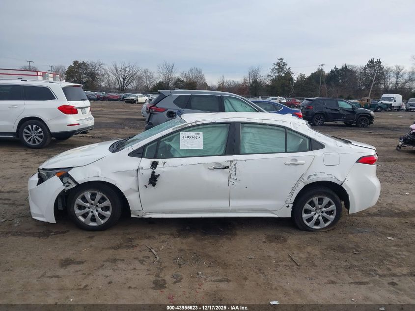 2020 Toyota Corolla Le VIN: JTDEPRAE9LJ102301 Lot: 43955623