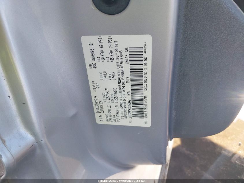2007 Dodge Ram 2500 Slt/Trx4 Off Road/Sport/Power Wagon VIN: 3D7KS28A67G852442 Lot: 43955632
