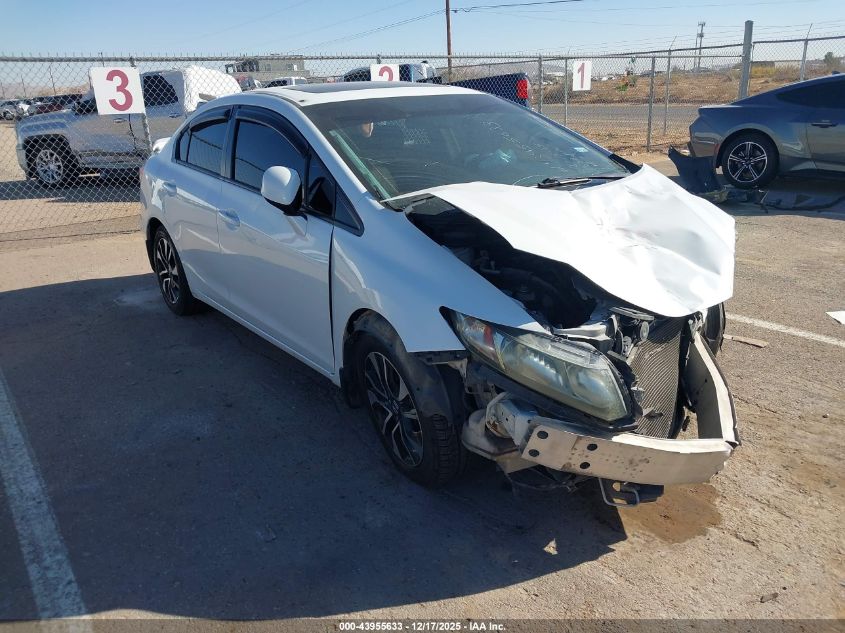 2013 Honda Civic Ex-L VIN: 19XFB2F97DE043592 Lot: 43955633