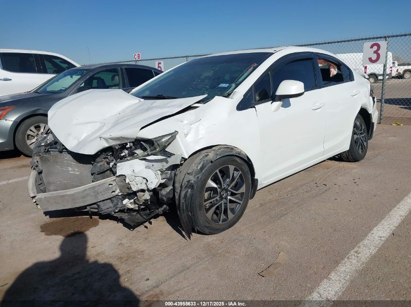 2013 Honda Civic Ex-L VIN: 19XFB2F97DE043592 Lot: 43955633