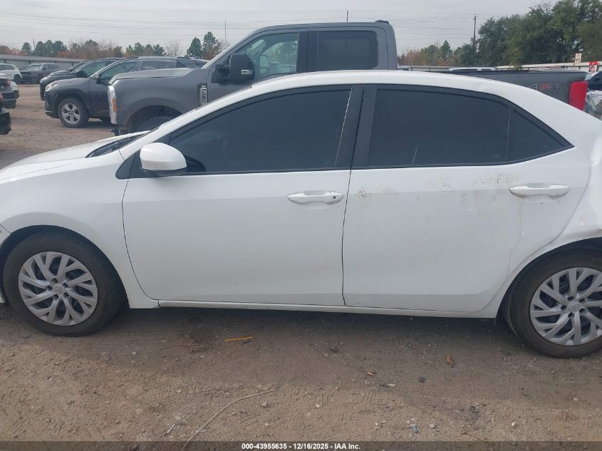 2018 Toyota Corolla Le VIN: 5YFBURHE5JP814573 Lot: 43955635