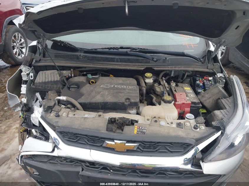 2021 Chevrolet Spark Fwd 1Lt Automatic VIN: KL8CD6SA9MC744395 Lot: 43955648