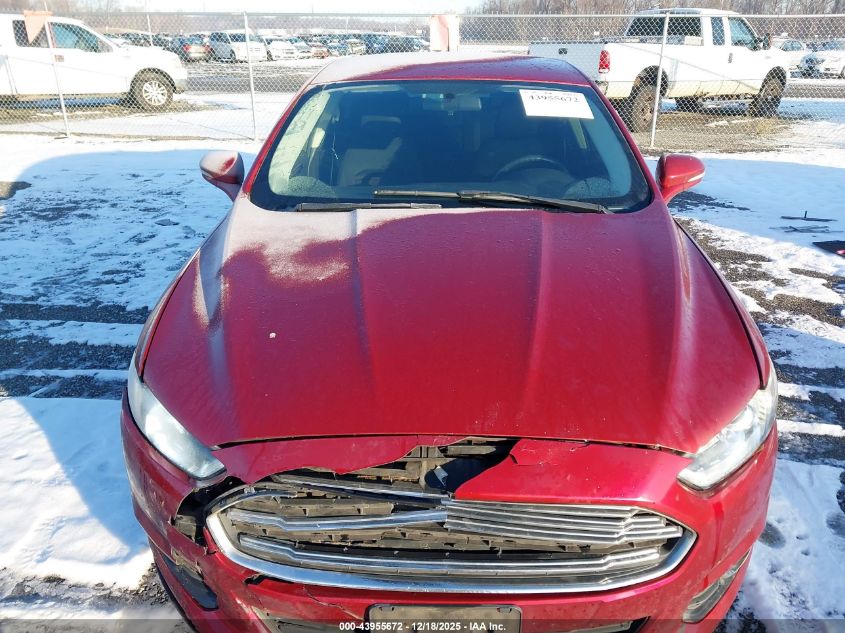 2013 Ford Fusion Se VIN: 3FA6P0HRXDR309074 Lot: 43955672