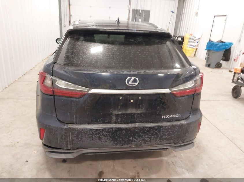 2017 Lexus Rx 450H VIN: 2T2BGMCA5HC018331 Lot: 43955703